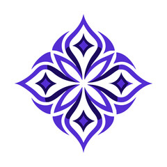 abstract  flower logo 