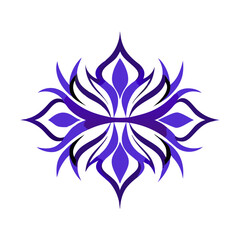abstract  flower logo 