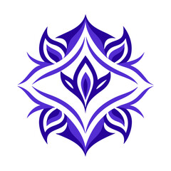 abstract  flower logo 