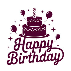 birthday card with cake