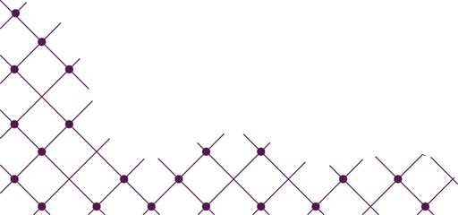 Abstract Grid Corner Decoration