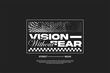 urban tshirt streetwear fashion design vector suitable for printing