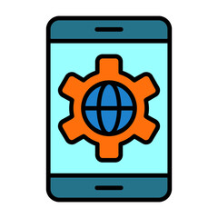 Smartphone Colorful Icon