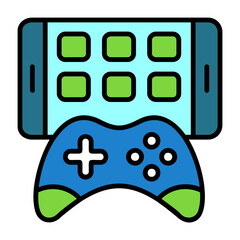 Game controller Colorful Icon