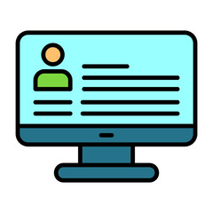 Profile Colorful Icon