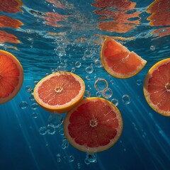 orange and grapefruit