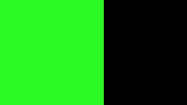 Green and black transition animation featuring five unique shape-based wipes with sharp geometric motion. 