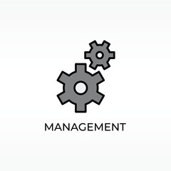 Management Vector, Icon Or Logo Sign Isolated Symbol Illustration