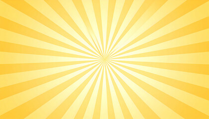 Bright Yellow Sunburst Background Pattern