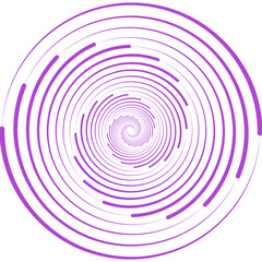 Spiral Geometric line