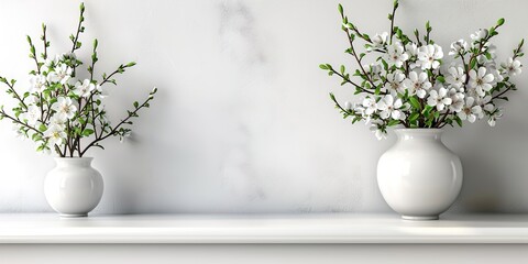 snowdrops in vase