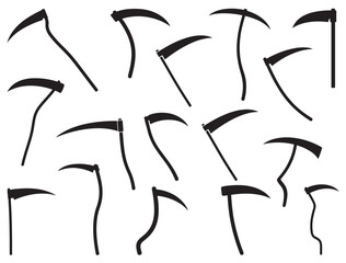 Fototapeta premium SCYTHE SILHOUETTE
