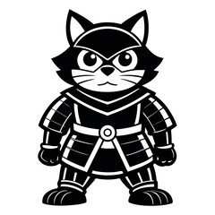 Confident Cat Silhouette Vector Art