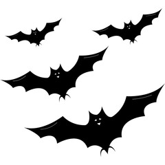 Bat Halloween Illustration