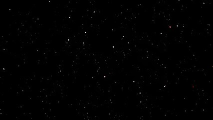 A night sky dotted with many small stars.