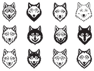 WOLF HEAD SILHOUETTE