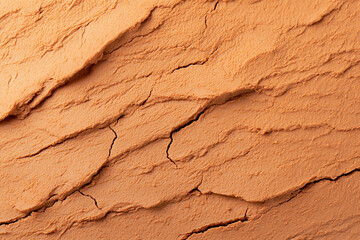Fototapeta premium Close-up view of chocolate surface with visible cracks and texture details