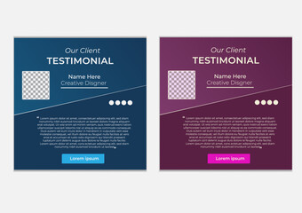 Squire A4 paper Size & Testimonial Design 