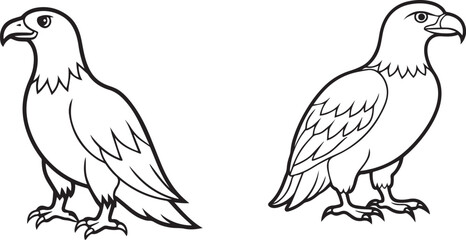 Obraz premium Eagle silhouette 