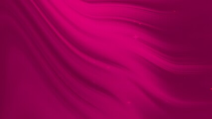 Fuchsia fabric with flowing folds.