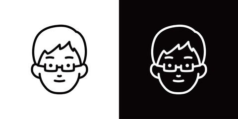 顔のラインアイコン