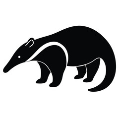 anteater vector sihouette