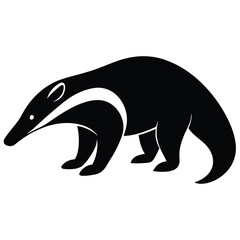 anteater vector sihouette