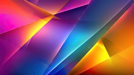 Obraz premium Abstract Image Vibrant Colors and Geometric Shapes