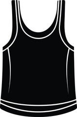 top tank isolated on white background