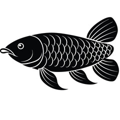 arowana vector sihouette