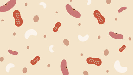 Popcorn and Bean Treats Background