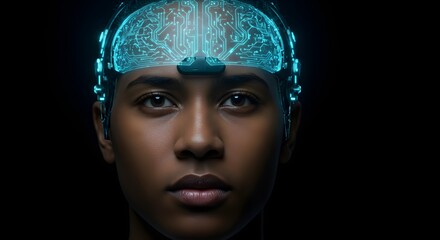 Technological brain interface connecting mind and machine in science