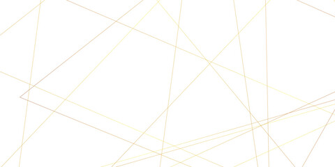Abstract luxury gold geometric random chaotic lines with many squares and triangles shape. Seamless luxury geometric premium luxury banner presentation gold line