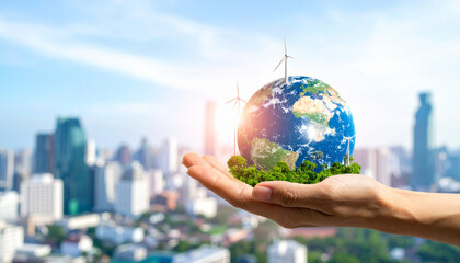 Protecting Our Planet Sustainable Cityscapes and Renewable Energy Solutions