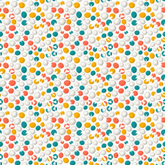 Colorful Spheres Seamless Pattern
