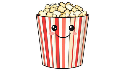 Delicious popcorn clipart, perfect for snackthemed designs and movie night promotions