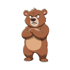brown bear cartoon