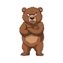 brown bear cartoon
