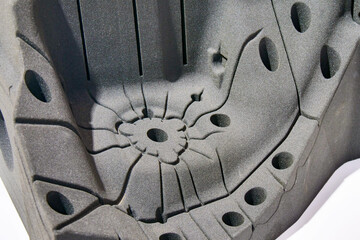 Surface texture of the sand mold