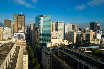 Office Buildings of Rio de Janeiro City Downtown