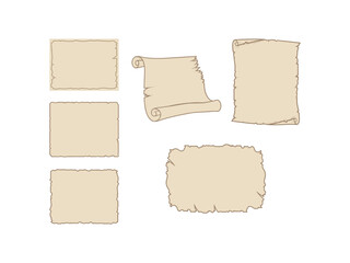 old vintage paper sheet ,Vector 