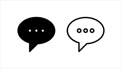 Messenger Icon set Vector - Free Download	
