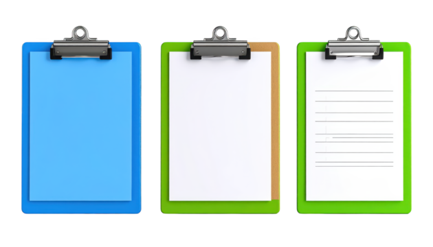 Streamlined workflow, three clipboards for enhanced organization and productivity