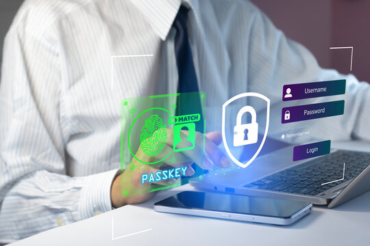 concept of using Passkey instead of a code set for maximum security Biometric Lock.