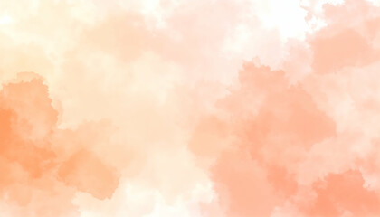 Fototapeta premium Orange Pastel Watercolor Background Texture