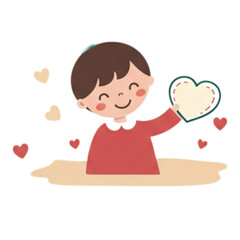 girl with heart