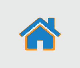 home icon with blue color set.