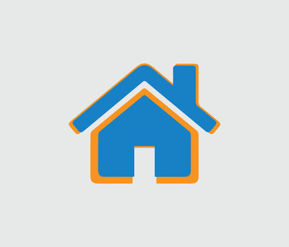 home icon with blue color set.