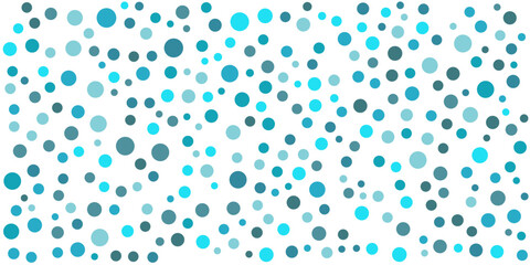 Light BLUE vector modern geometrical circle abstract background. Dotted texture template. Geometric pattern in halftone style with gradient. vector