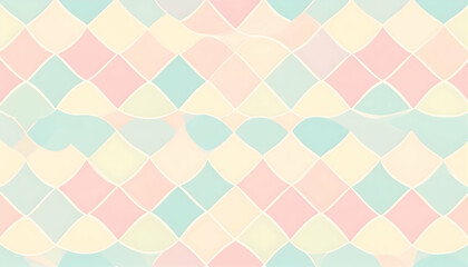 Pastel Diamond Pattern Background Texture